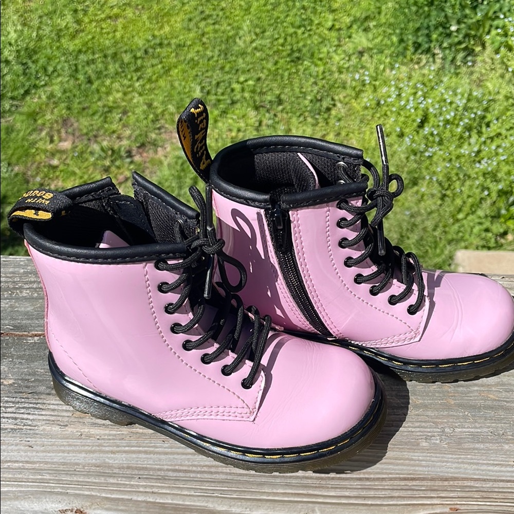 Dr. Martens Kids Pink Boots